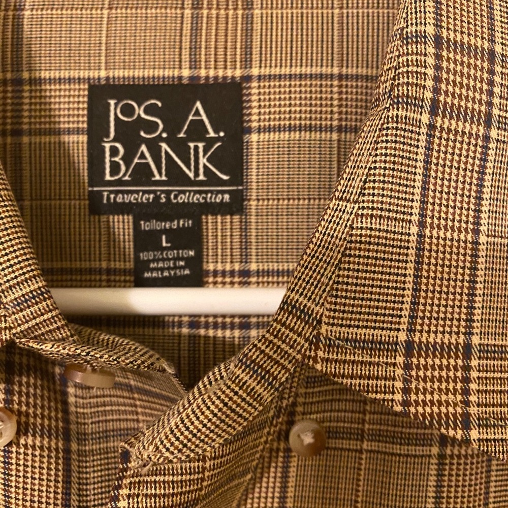 Like New Jos. A. Banks long sleeve collared shirt - Picture 12 of 13